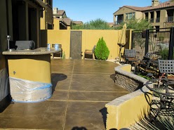 Back patio cleaned